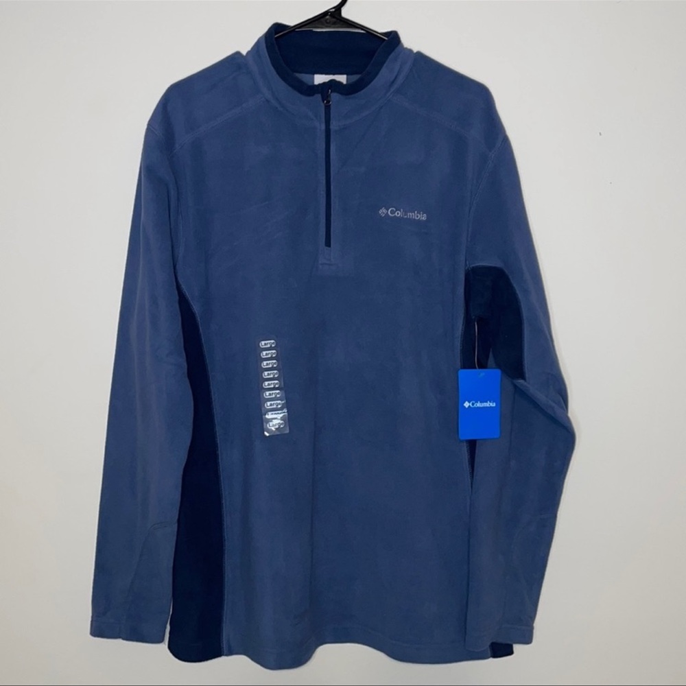 Colombia Navy Blue Zipper PullOver - Picture 1 of 5